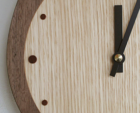 日本製 木製 振り子時計 アナログ 2針 ふくろう 「フクロック」　(DP-FUCLOCK)