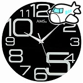 AMS 掛け時計 アナログ おしゃれ  ドイツ製 AMS9461 30%OFF 納期3〜4週間　(YM-AMS9461)