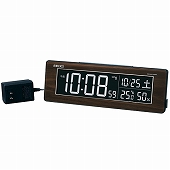 セイコー(SEIKO) 目覚まし時計 置き時計 電波時計 DL210B シリーズC3 デジタル 温度計 湿度計 おしゃれ