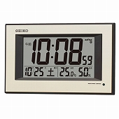 セイコー(SEIKO) 掛け時計 壁掛け 電波時計 SQ438G セイコー掛け時 デジタル カレンダー 自動点灯 温度計 温度計 おしゃれ