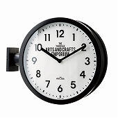 掛け時計 ダブルフェイス 両面時計 スイープムーブメント 英国調 アナログ ロベストン　(IF-CL2138)