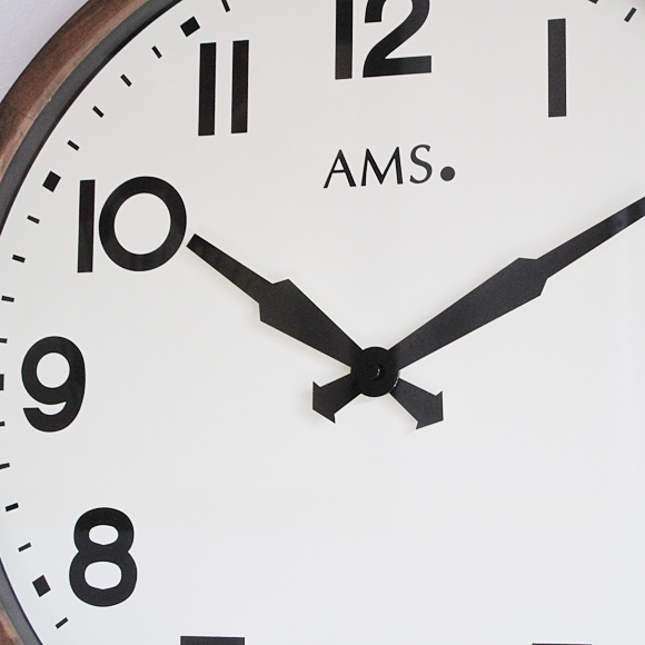 AMS 掛け時計 アナログ ドイツ製 AMS9535 30%OFF 納期1ヶ月程度　(YM-AMS9535)