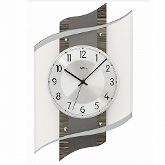 AMS 掛け時計 アナログ ドイツ製 ダークブラウン AMS5519 30%OFF 納期1ヶ月程度　(YM-AMS5519)