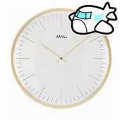 AMS 掛け時計 アナログ ドイツ製 ゴールド AMS9541 30%OFF 納期1ヶ月程度　(YM-AMS9541)