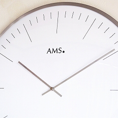 AMS 掛け時計 アナログ ドイツ製 シルバー AMS9540 【期間限定30％OFF！】国内在庫 即納　(YM-AMS9540J)
