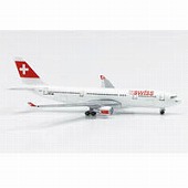 モデルプレーン　スイス航空A747