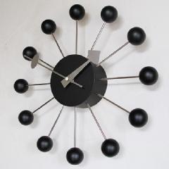 ジョージ・ネルソンミッドセンチュリー掛け時計「ボールクロック・ブラック」