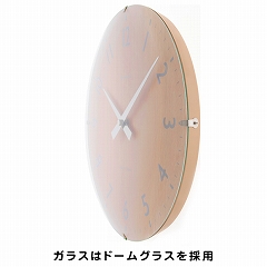 インハウス/INHOUSE ドームクロック掛け時計（40cm）　