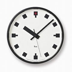 Lemnos レムノス 掛け時計 アナログ 日比谷の時計 スイープムーブメント 渡辺力 RIKI （WR12-04）