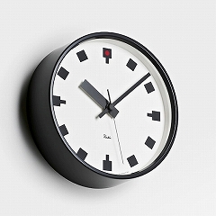 Lemnos レムノス 掛け時計 アナログ 日比谷の時計 スイープムーブメント 渡辺力 RIKI （WR12-04）