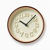 Lemnos レムノス 掛け時計 アナログ 小さな時計 銅 渡辺力 掛置兼用（WR11-05）