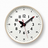 Lemnos レムノス 掛け時計 アナログ 「ふんぷんくろっく Ｍ」 ステップムーブメント （YD14-08M）