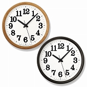 Lemnos レムノス 掛け時計 アナログ スイープムーブメント 「クロックＡ スモール」 （YK15-03）