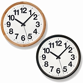 Lemnos レムノス 掛け時計 アナログ スイープムーブメント 「クロックC スモール」 （YK15-05）